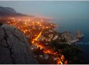 Крым, Симеиз, вид на Симеиз с горы Кошка